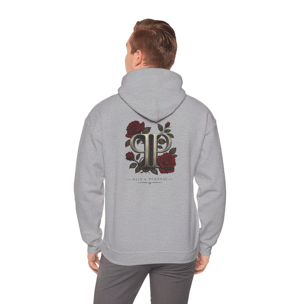 Floral Rose Pain and Purpose Hoodie