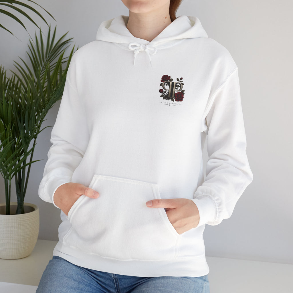 Floral Rose Pain and Purpose Hoodie
