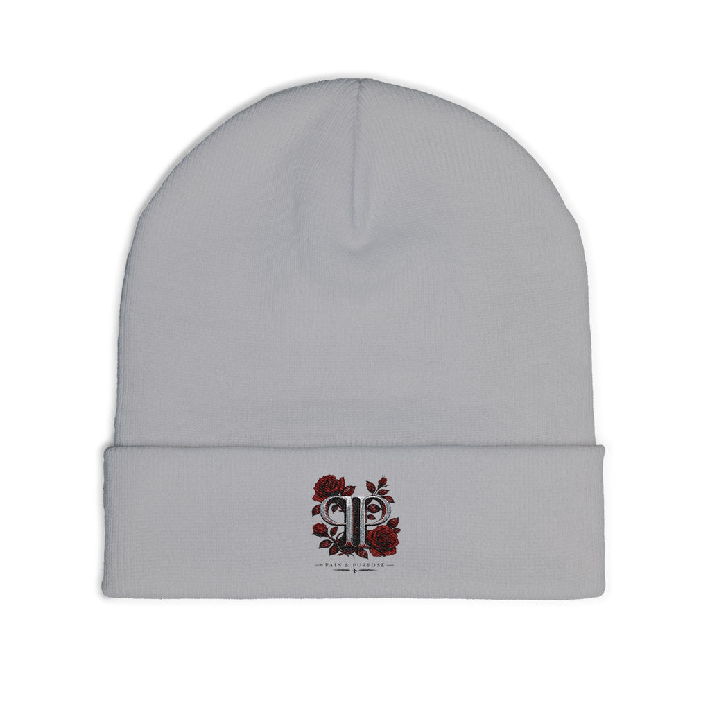 Floral Rose Pain and Purpose Beanie
