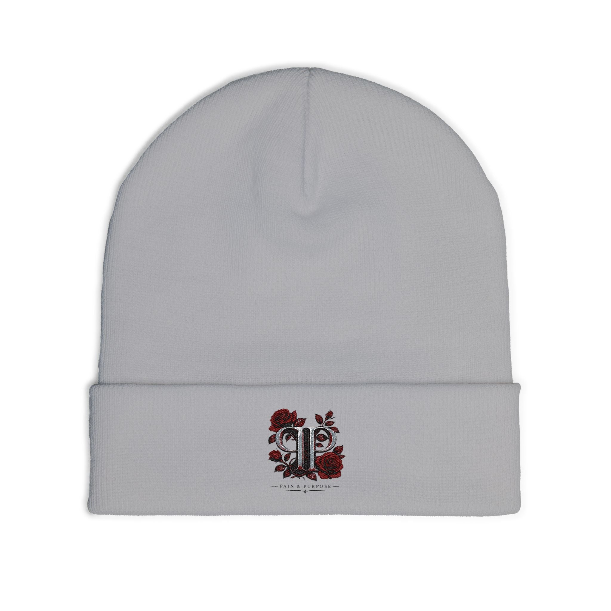 Floral Rose Pain and Purpose Beanie