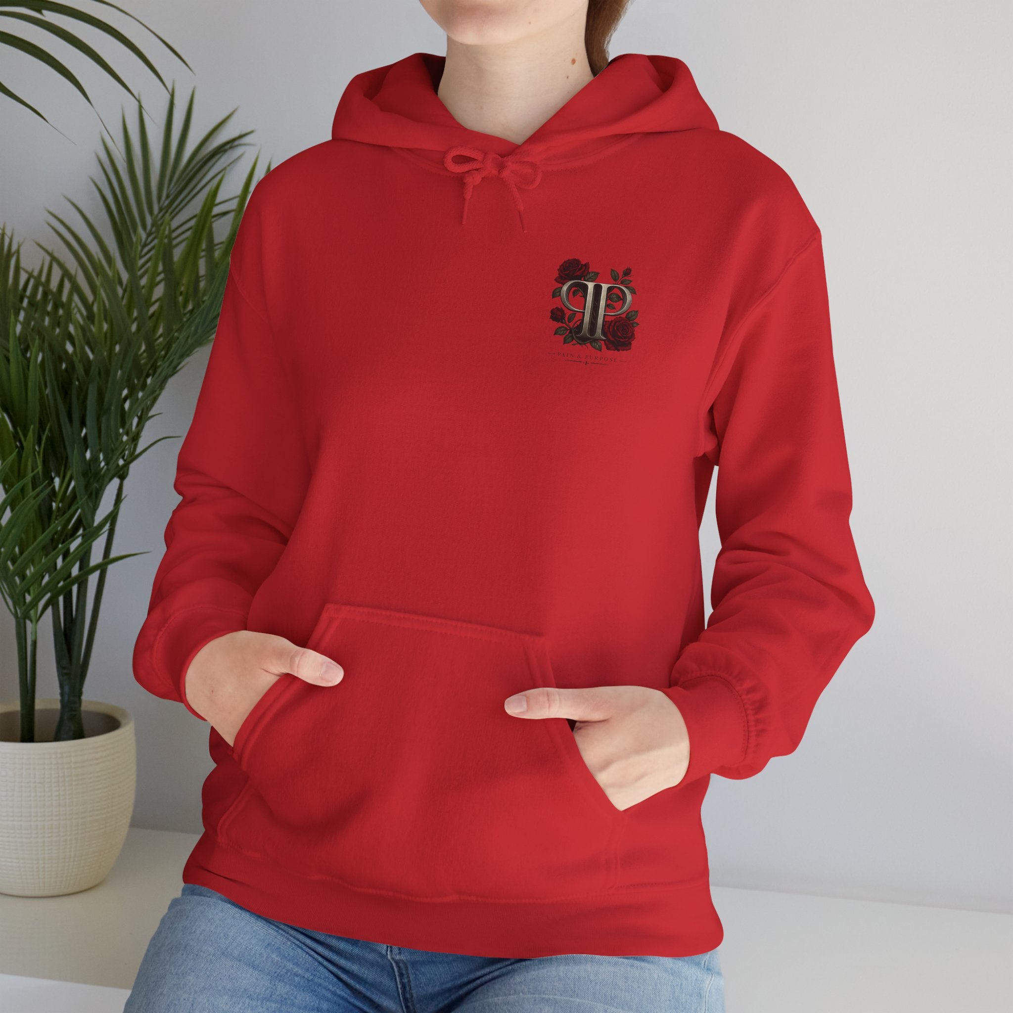 Floral Rose Pain and Purpose Hoodie