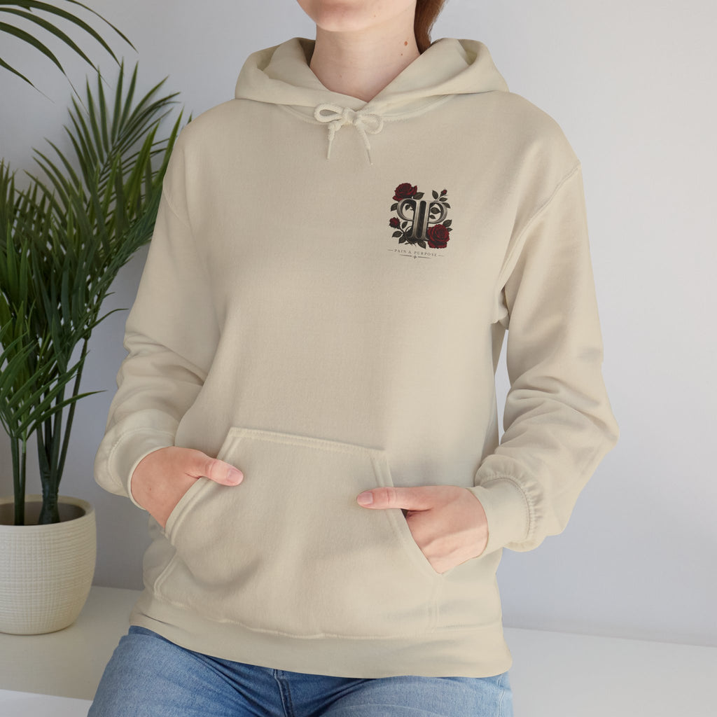 Floral Rose Pain and Purpose Hoodie