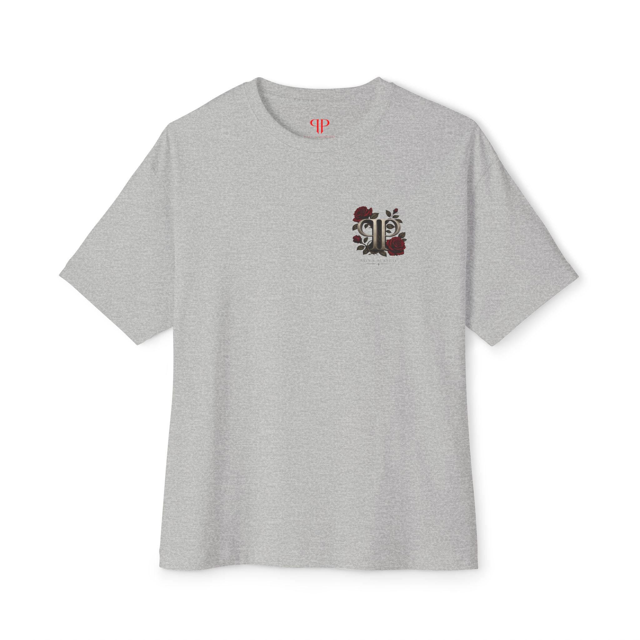 Floral Rose Pain and Purpose Boxy Tee