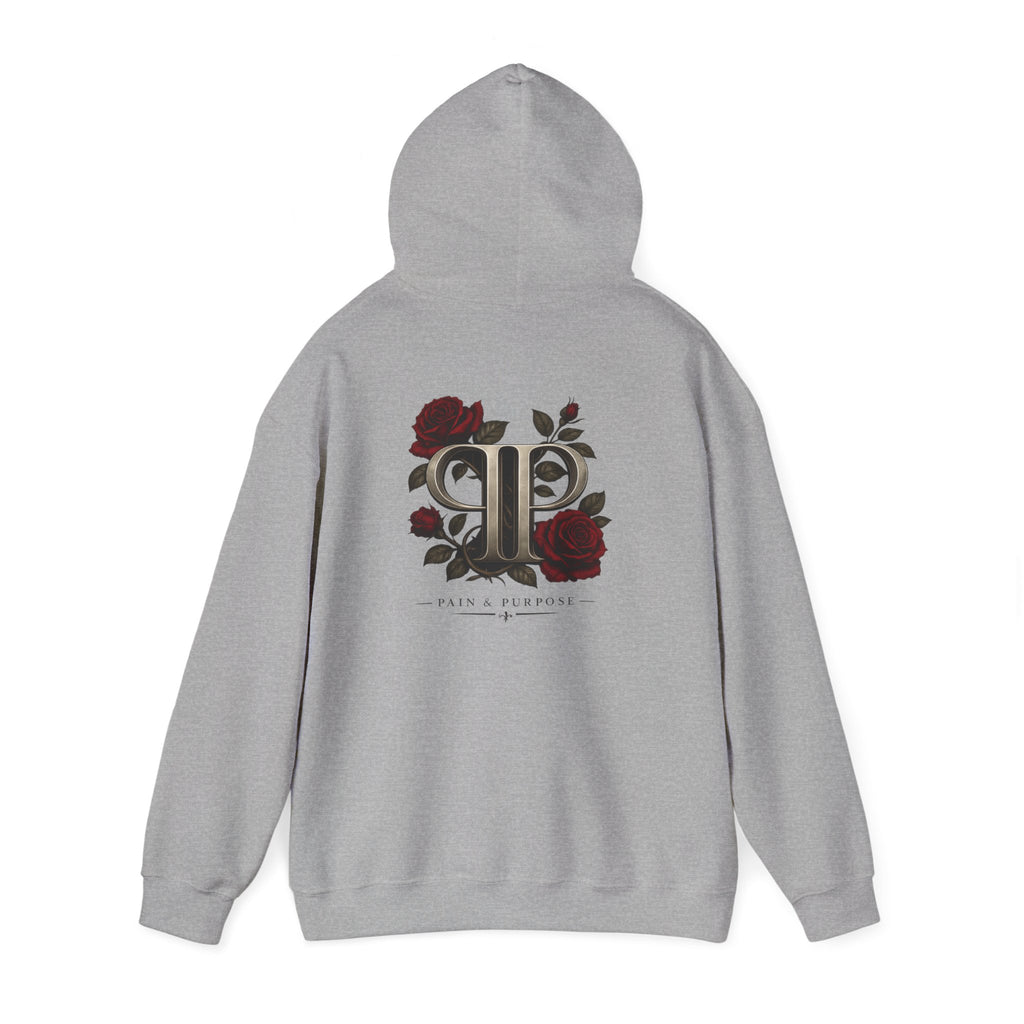 Floral Rose Pain and Purpose Hoodie