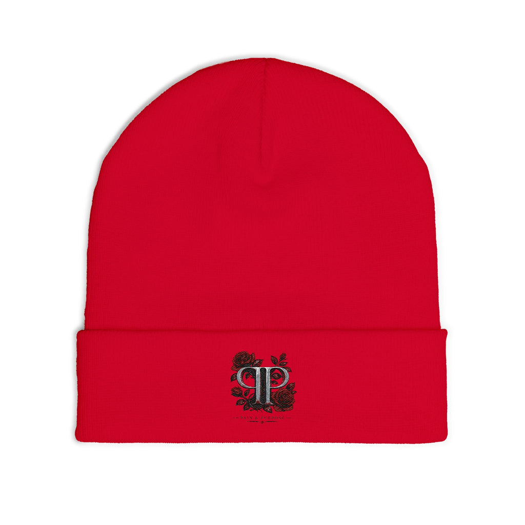 Floral Rose Pain and Purpose Beanie