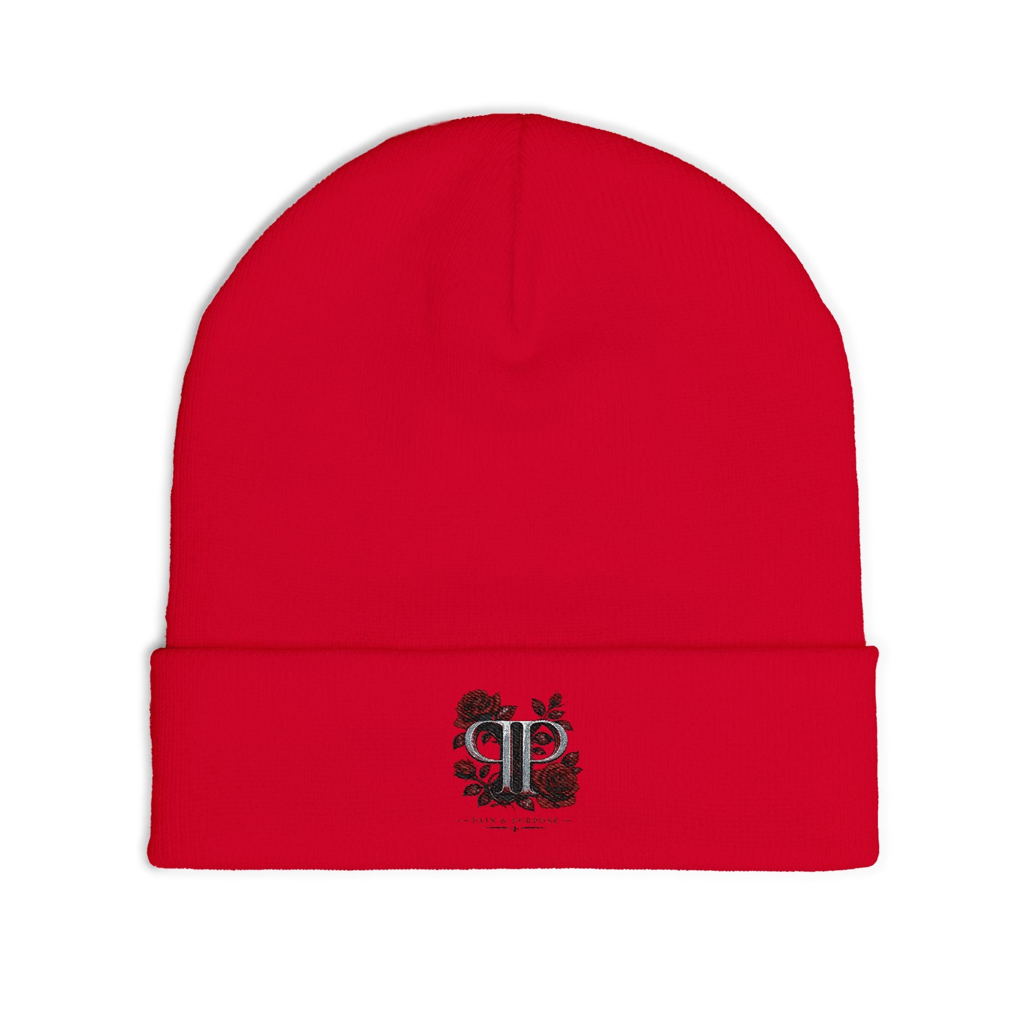 Floral Rose Pain and Purpose Beanie