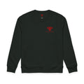 Pain & Purpose Logo Sweatshirt | Minimal Red Monogram