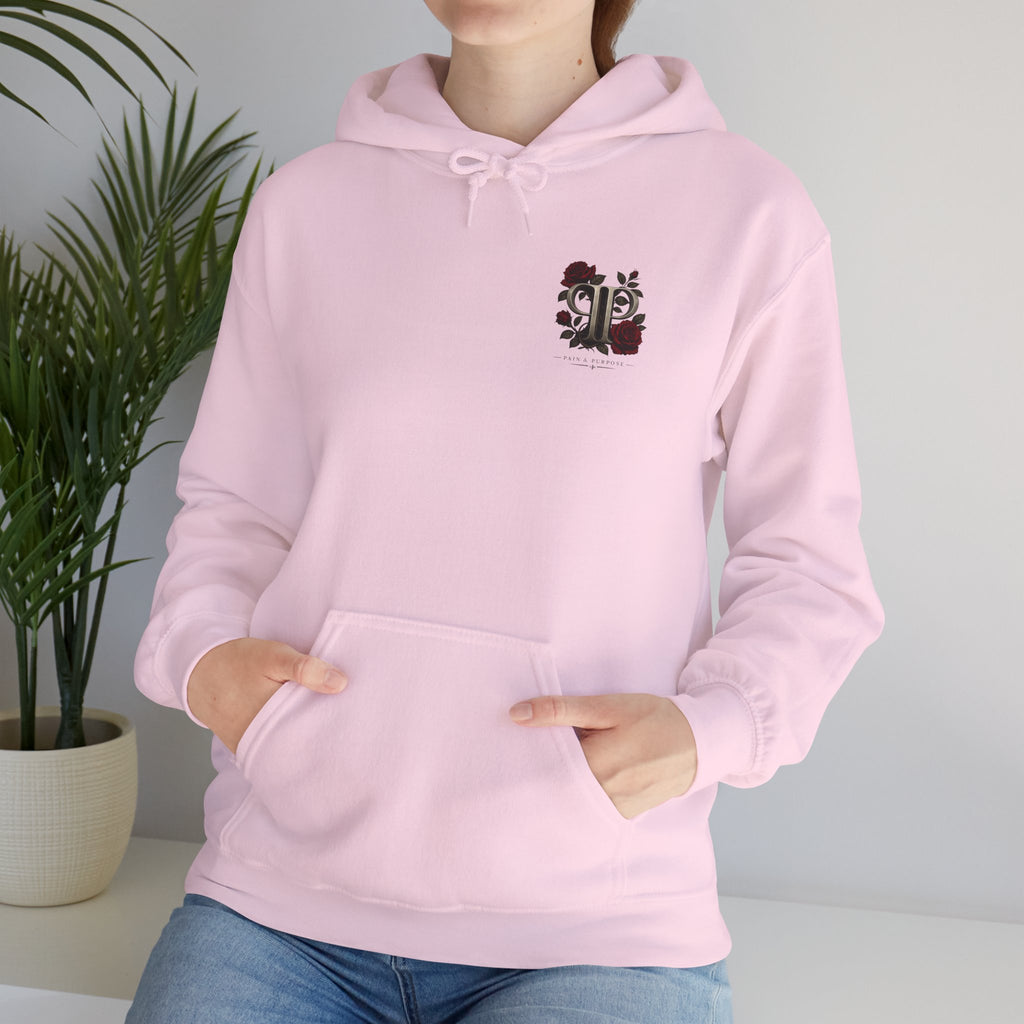 Floral Rose Pain and Purpose Hoodie