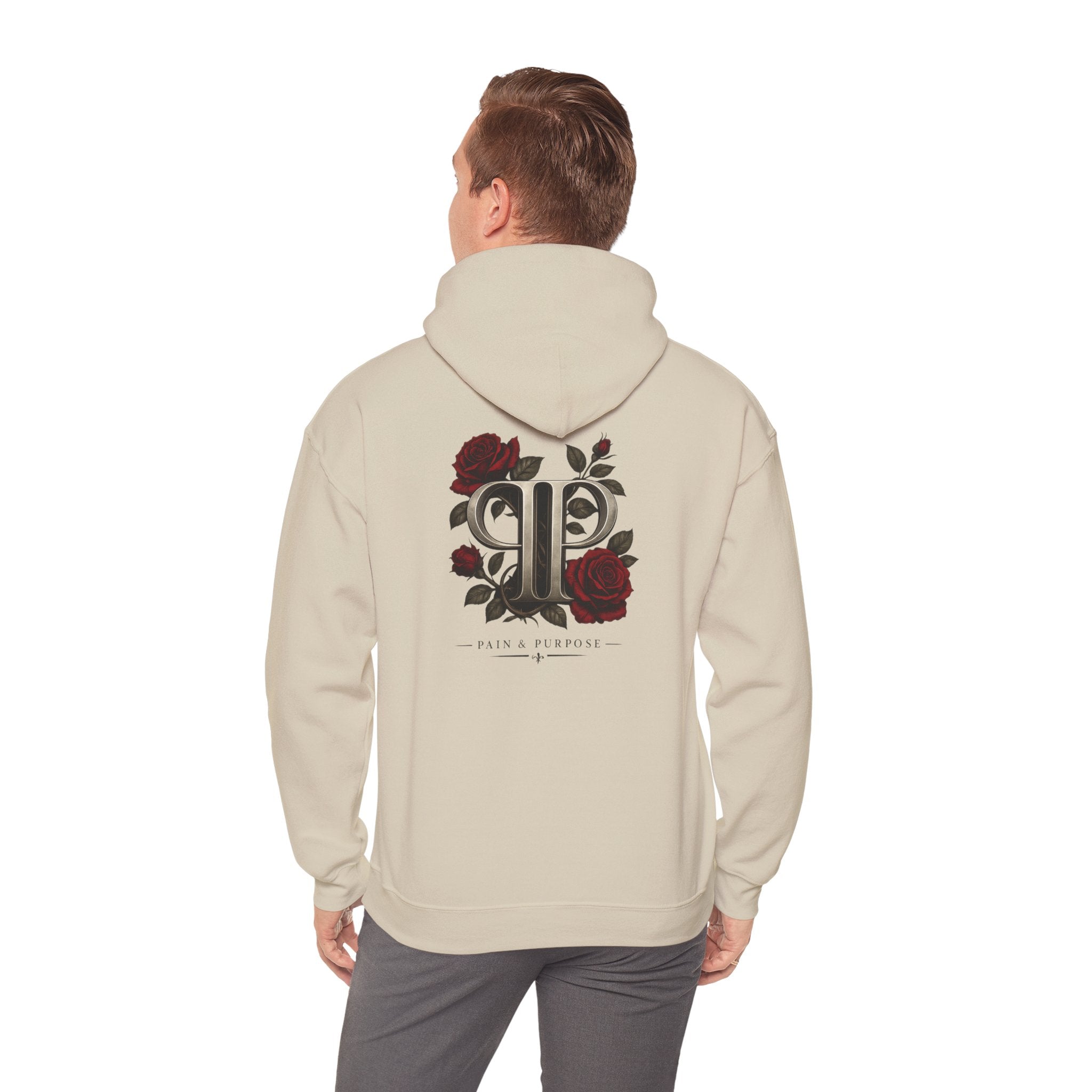 Floral Rose Pain and Purpose Hoodie